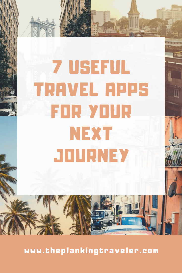 7 Useful Travel apps for your next journey